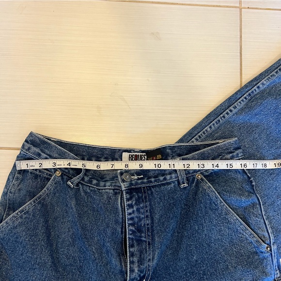 90s SKATER JEANS WITH KNEE PATCHES - Picture 3 of 4